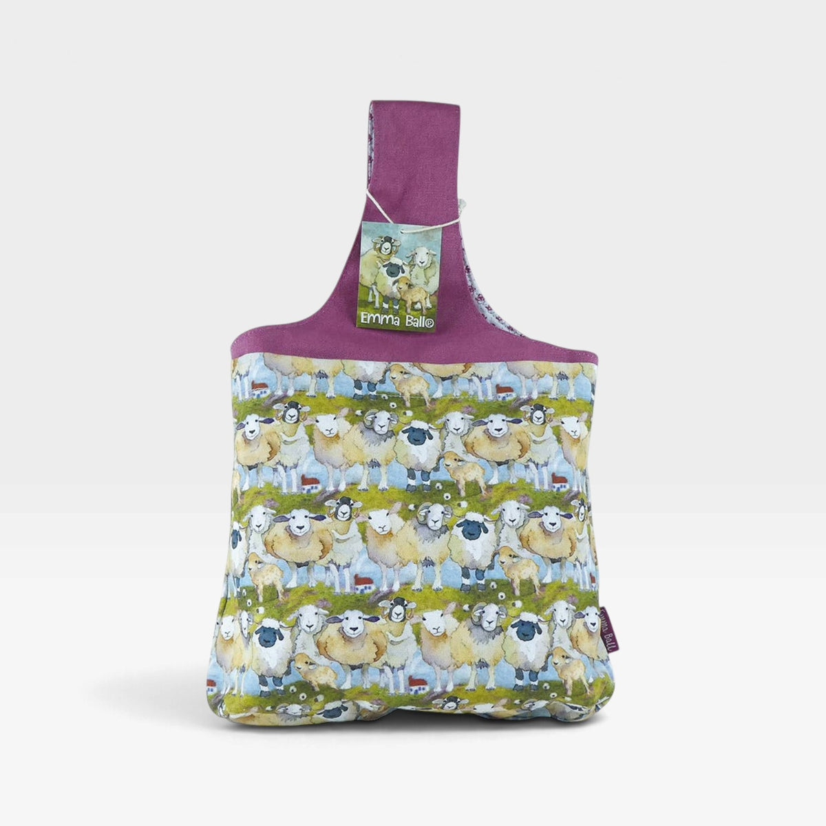 Emma Ball Felted Sheep Large Wrist Bag