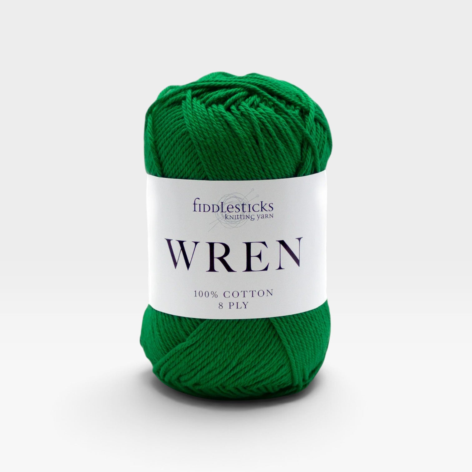 Fiddlesticks Wren Cotton 8 ply Emerald W048