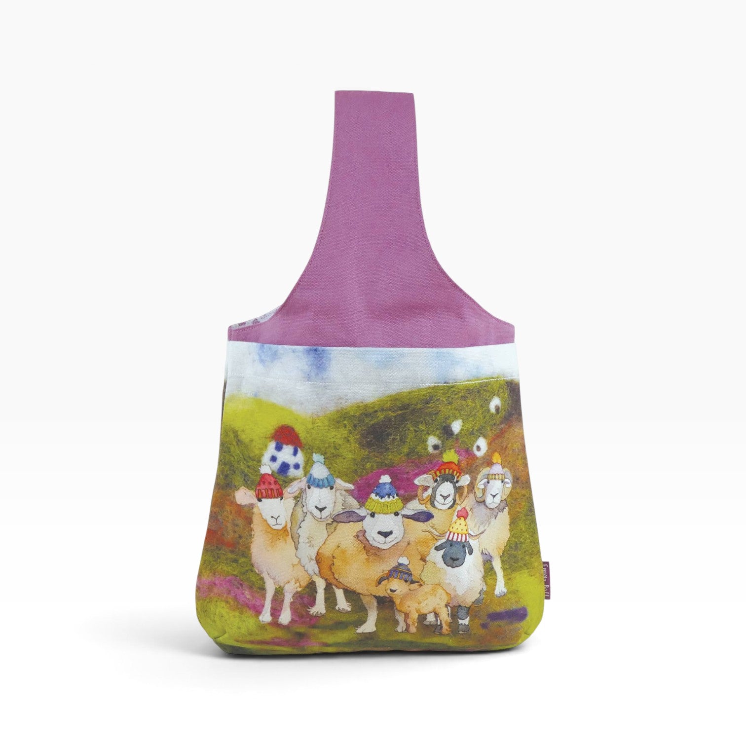 Happy Sheep Large Wrist Bag