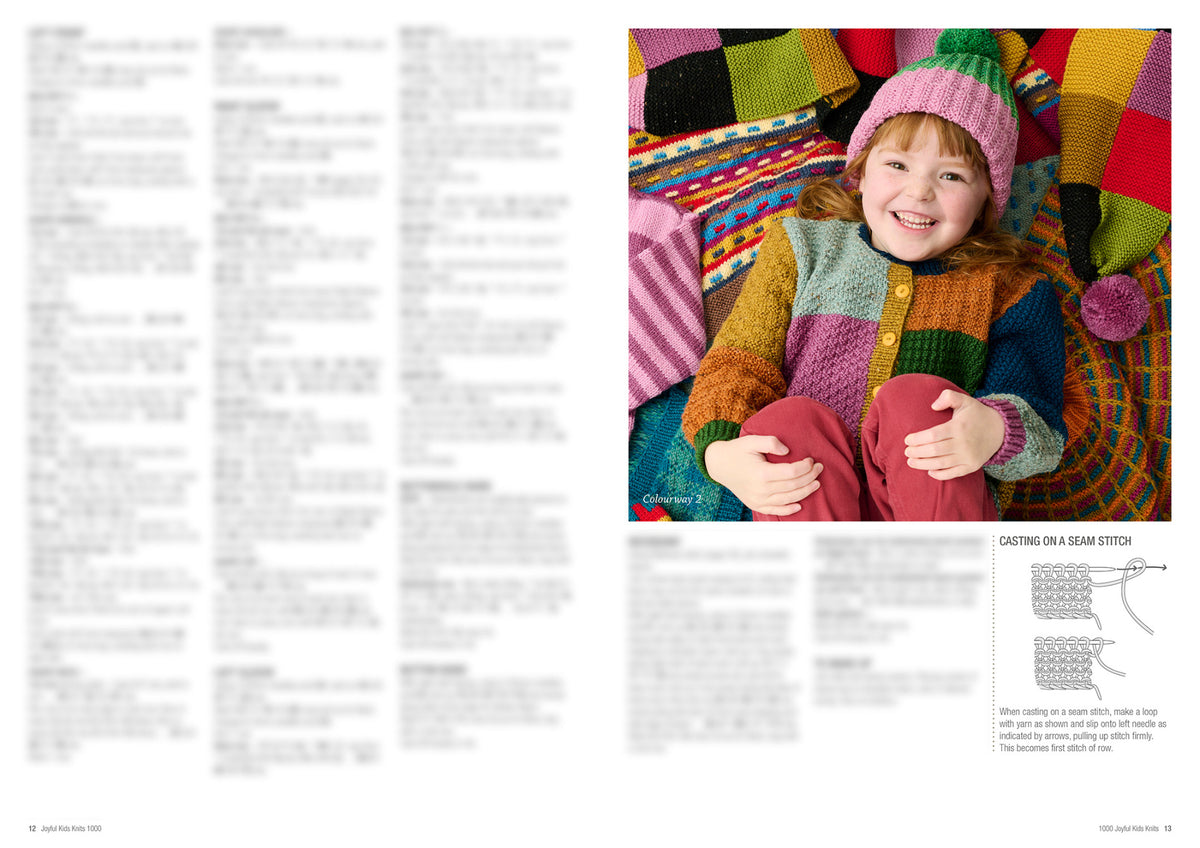 Joyful Kids Knits, inside pages