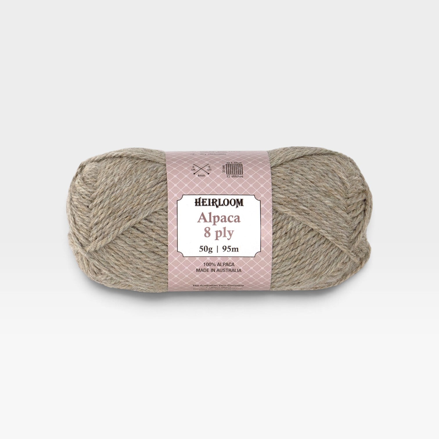 Heirloom Alpaca 8 ply - Havana