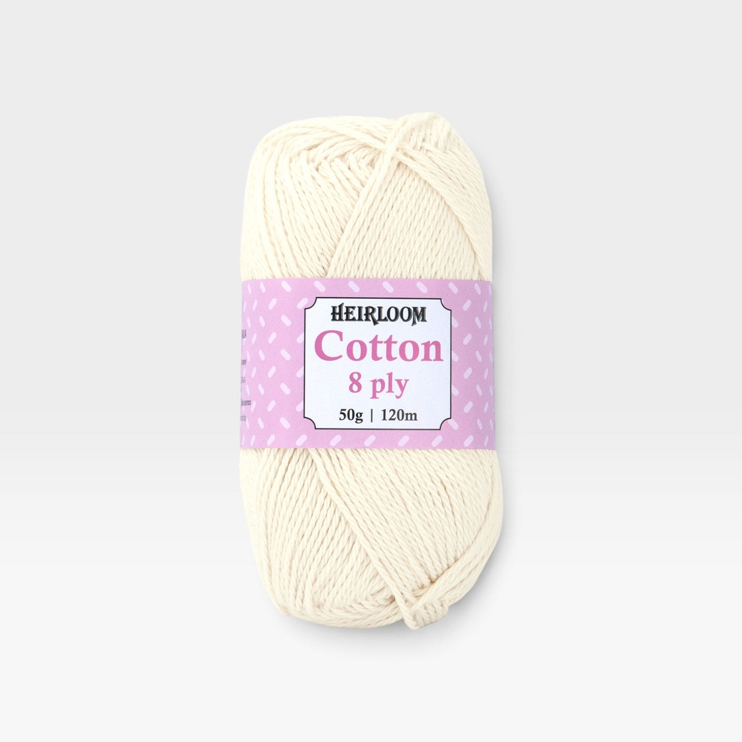 Heirloom Cotton 8 ply - Parchment
