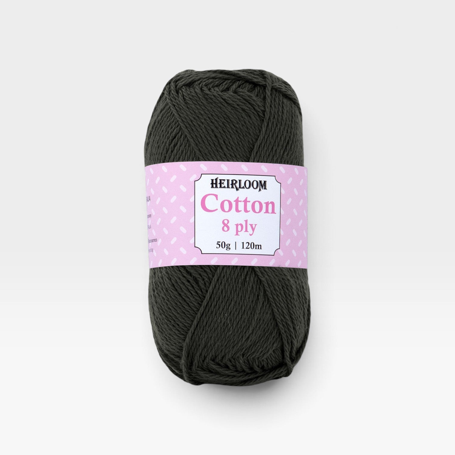 Heirloom Cotton 8 ply - Graphite