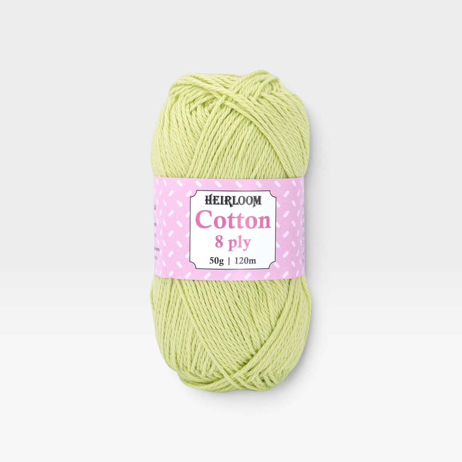 Heirloom Cotton 8 ply - Honeydew