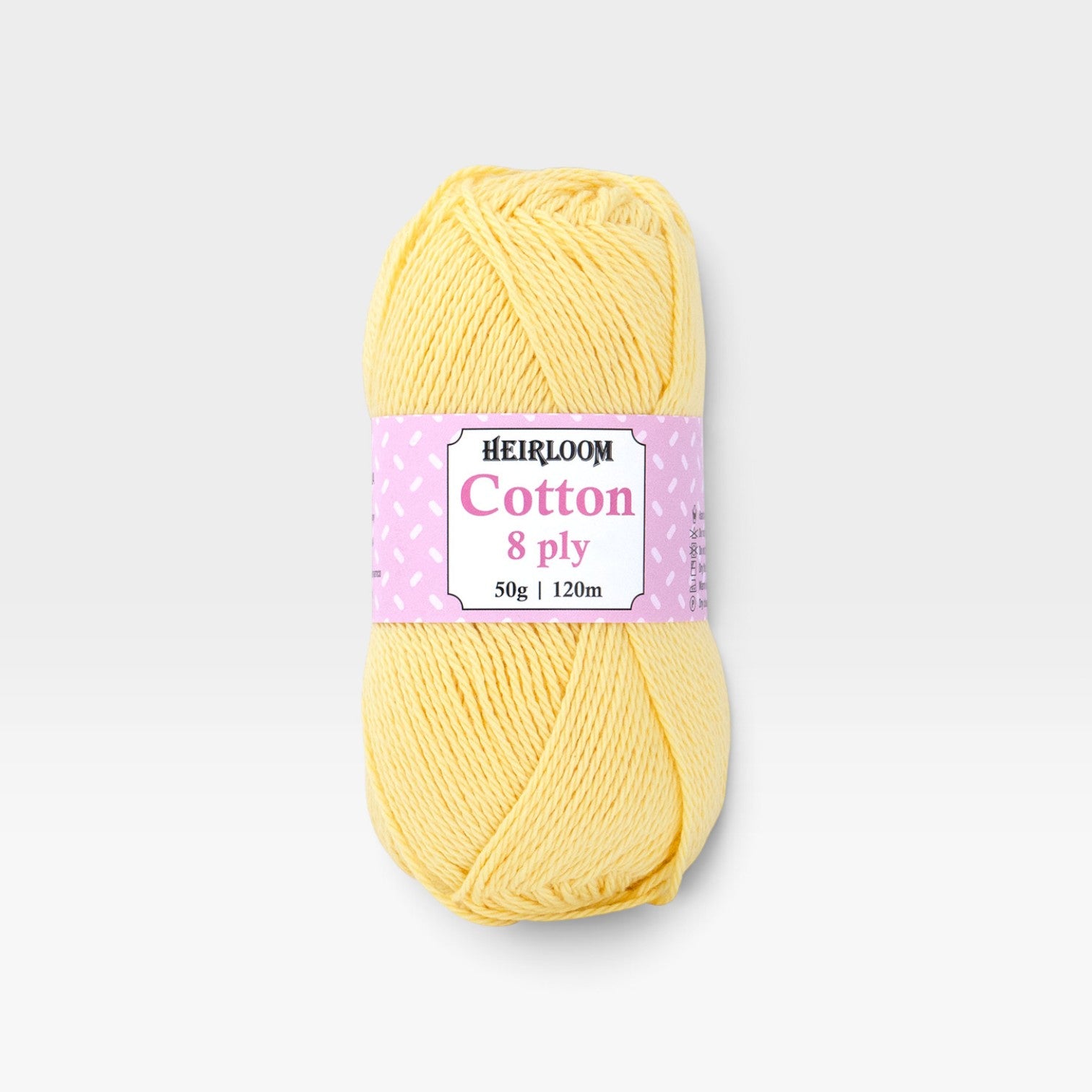 Heirloom Cotton 8 ply - Daffodil