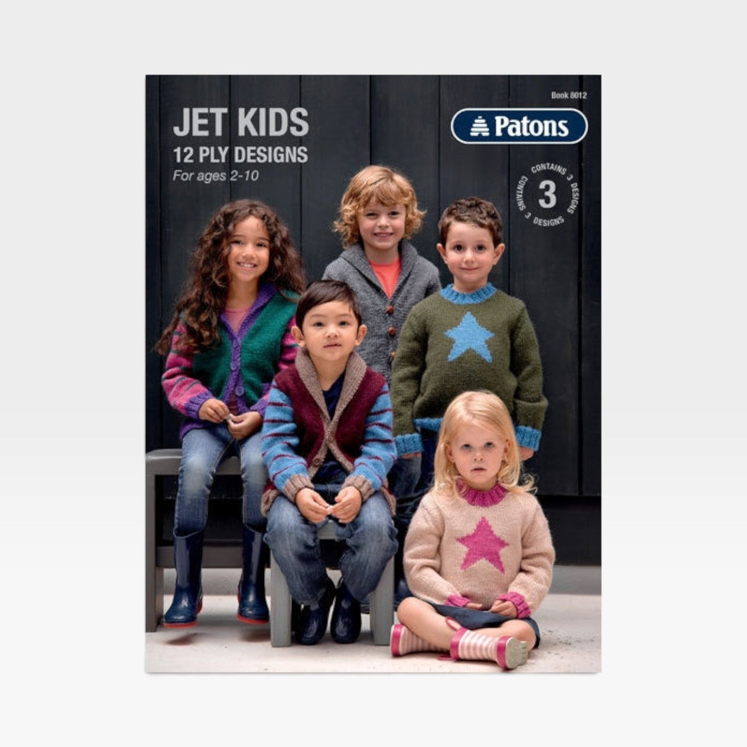 Patons Jet Kids 12 ply Designs 8012