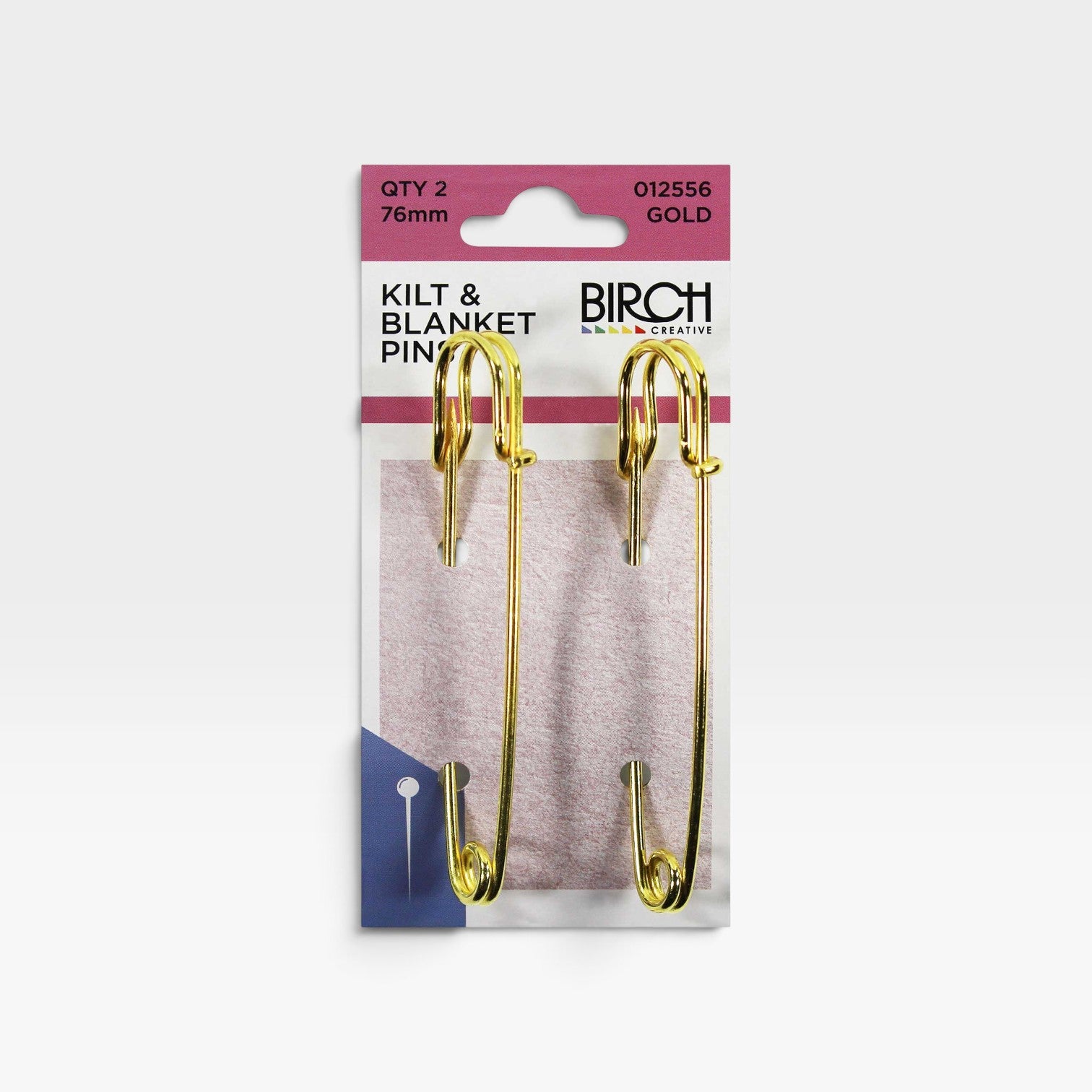 Kilt and Blanket Pins 76mm 2 Pack