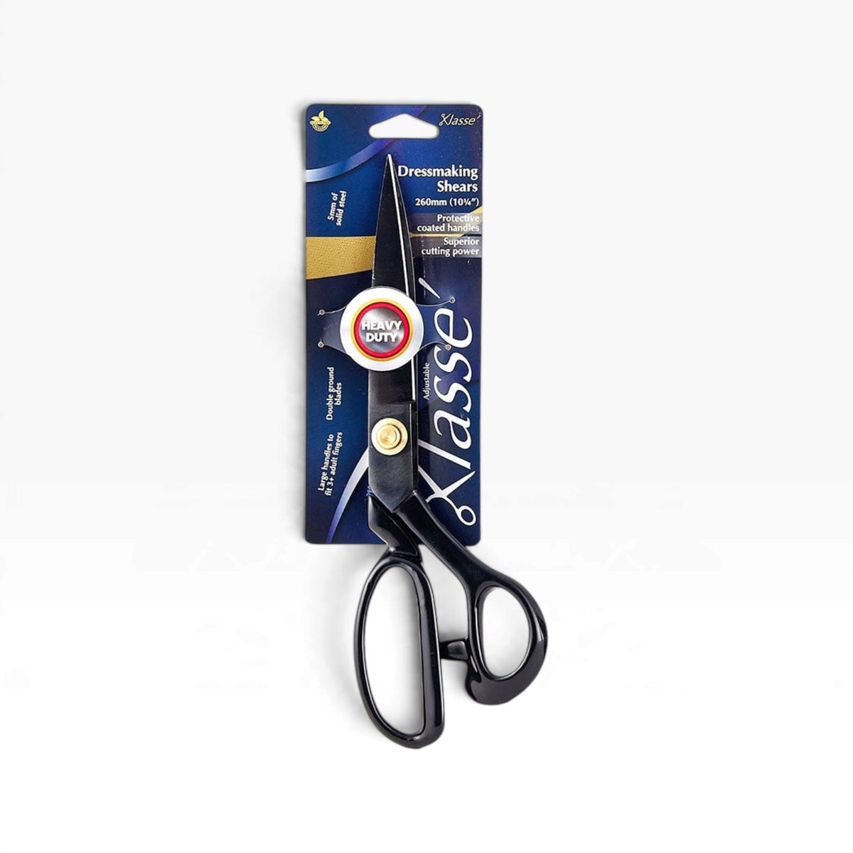 Klasse 10" Dressmaking Shears, Black Handle