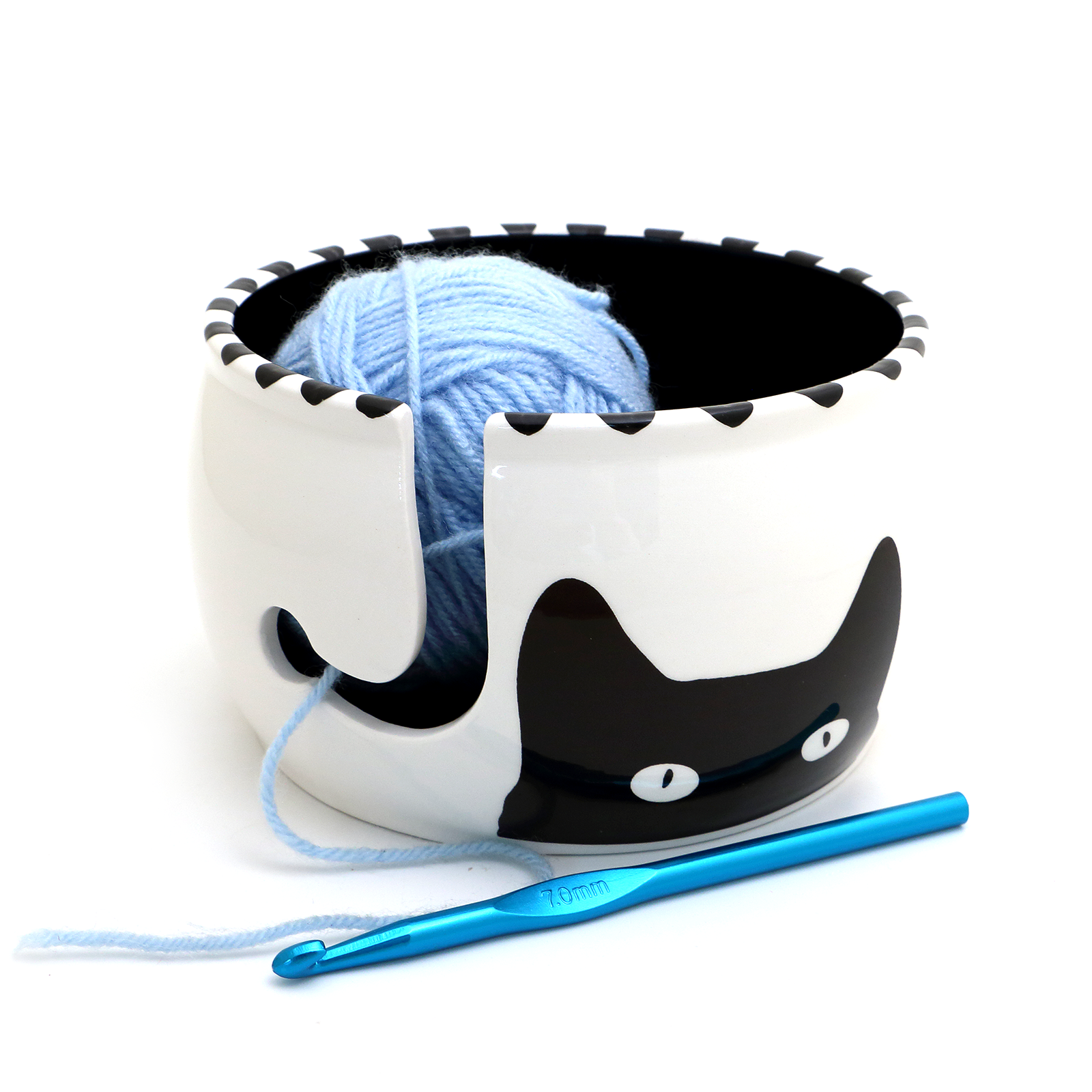 Lenny Mud Kitty Ears Yarn Bowl