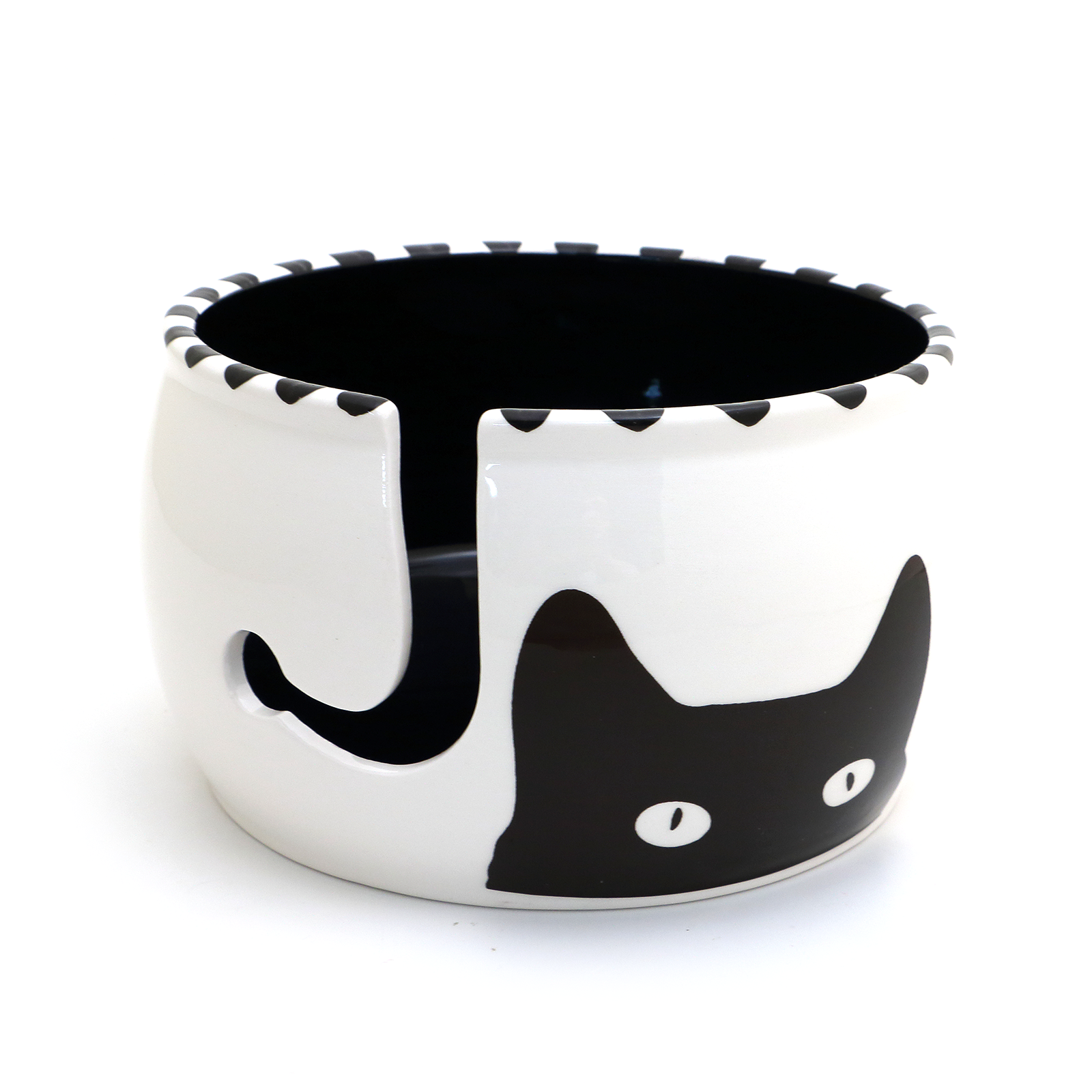 Lenny Mud Kitty Ears Yarn Bowl