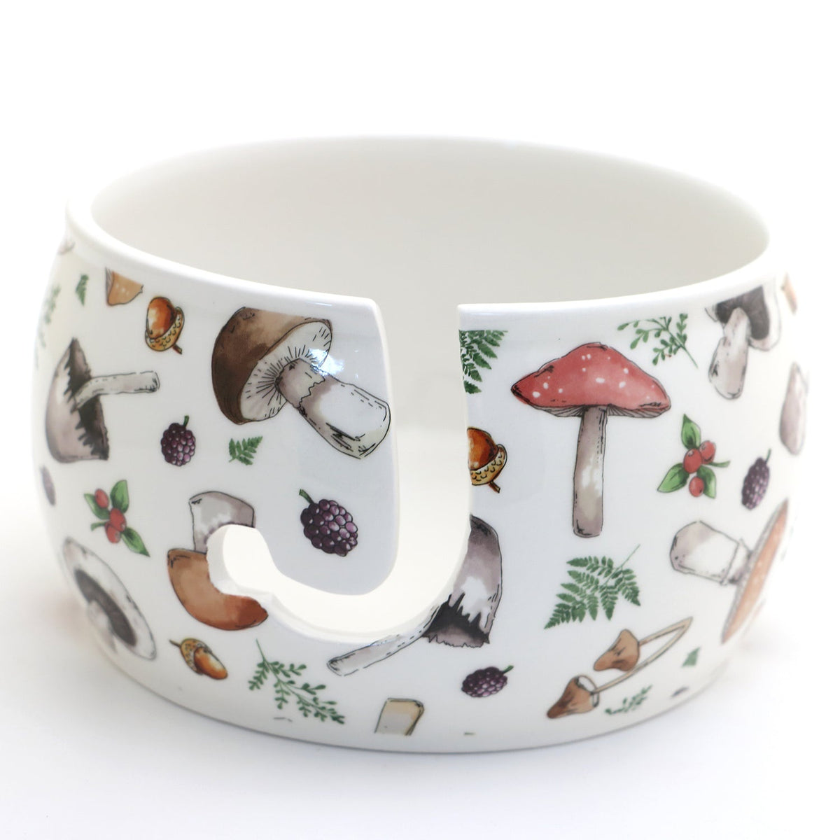 Lenny Mud Mushrooms Yarn Bowl