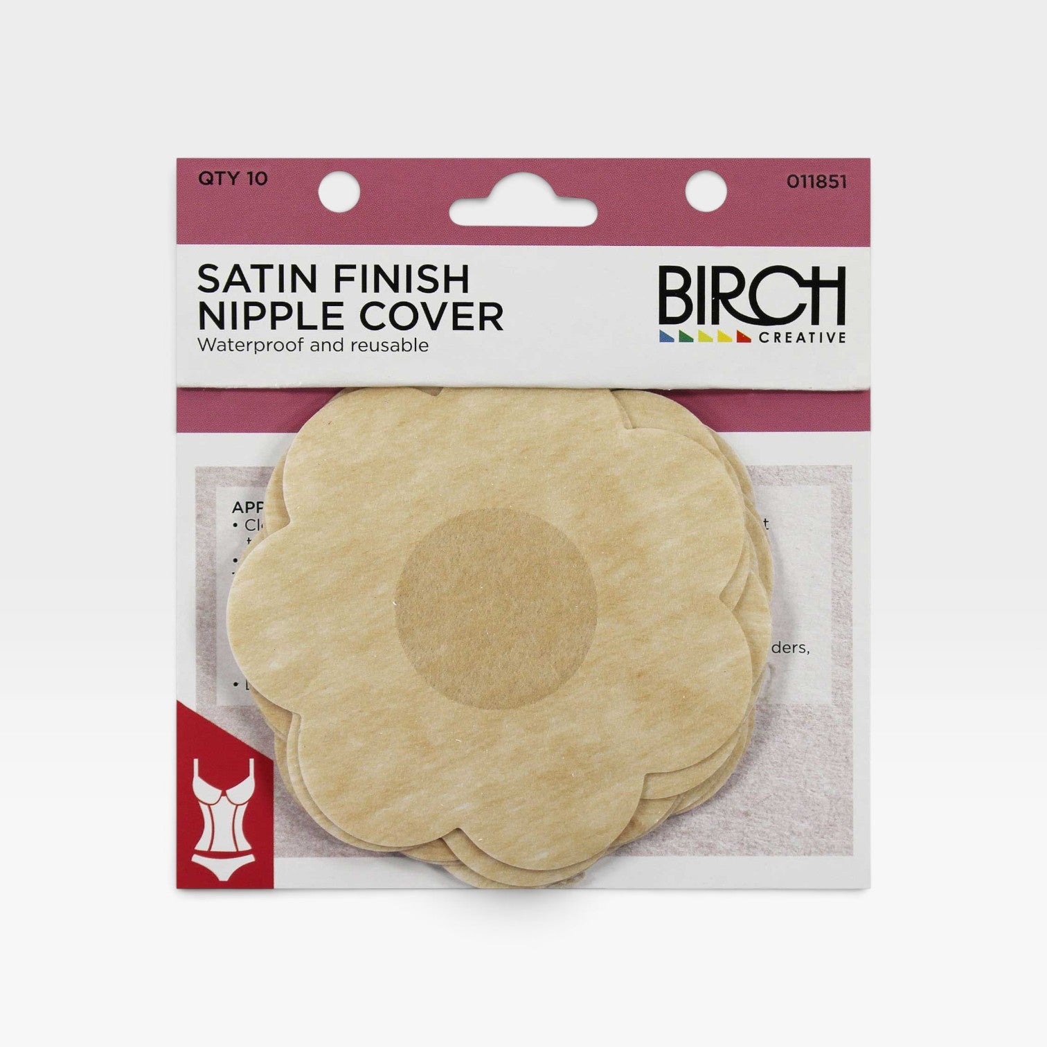Satin Finish Nipple Cover