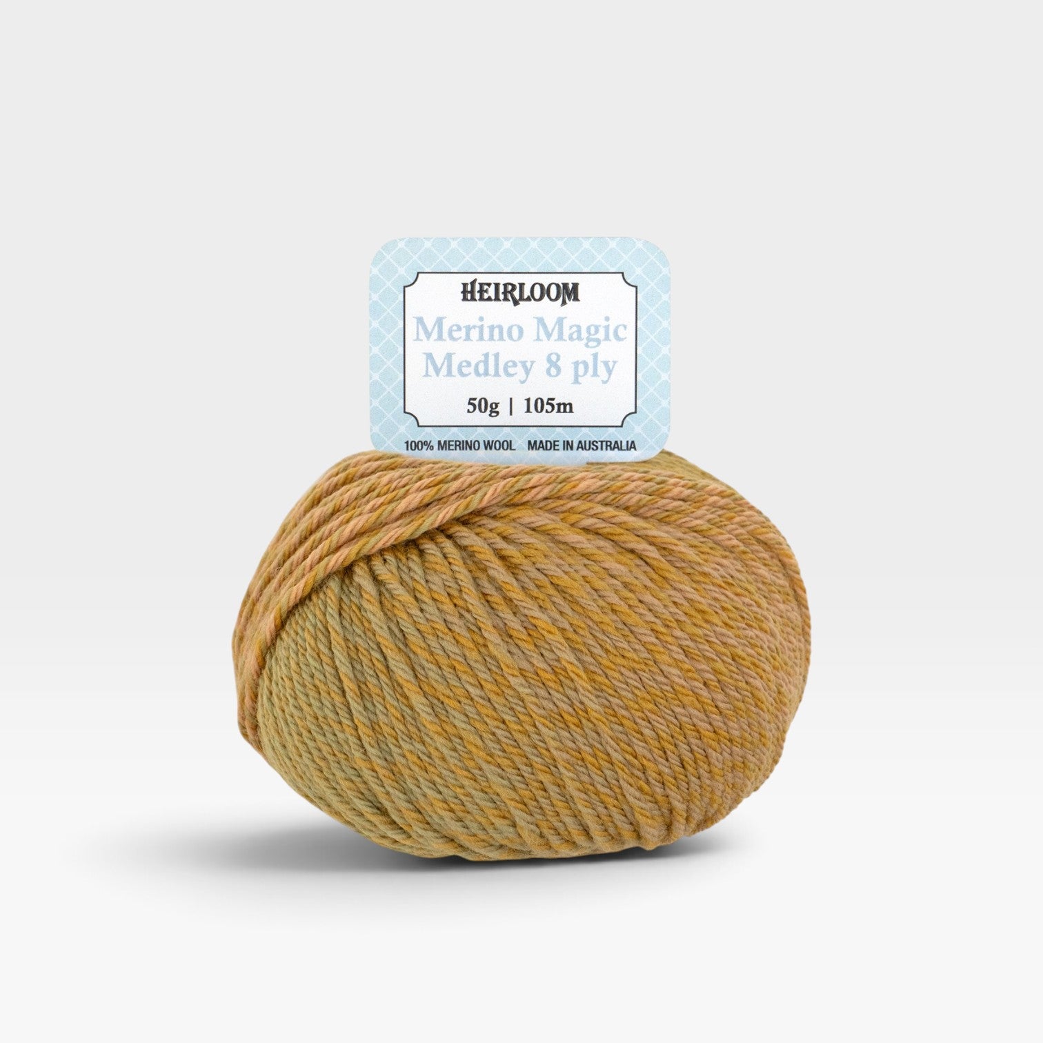 Heirloom Merino Magic Medley 8 ply - Patina