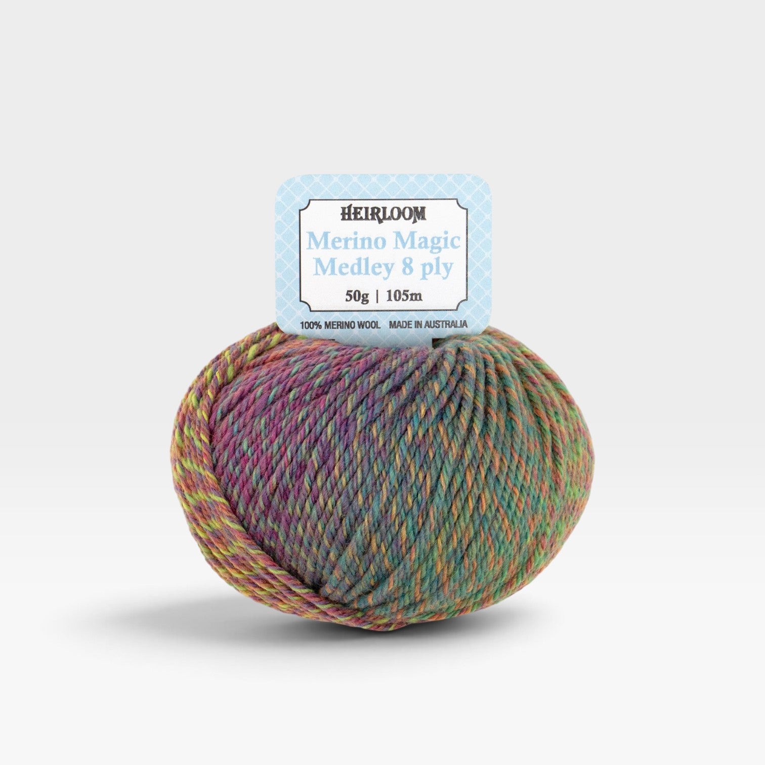 Heirloom Merino Magic Medley 8 ply - Birdsong