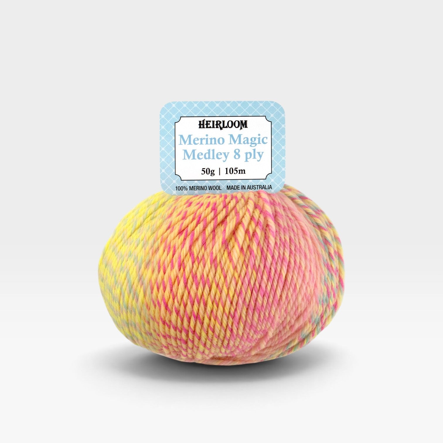 Heirloom Merino Magic Medley 8 ply - Sugar Rush