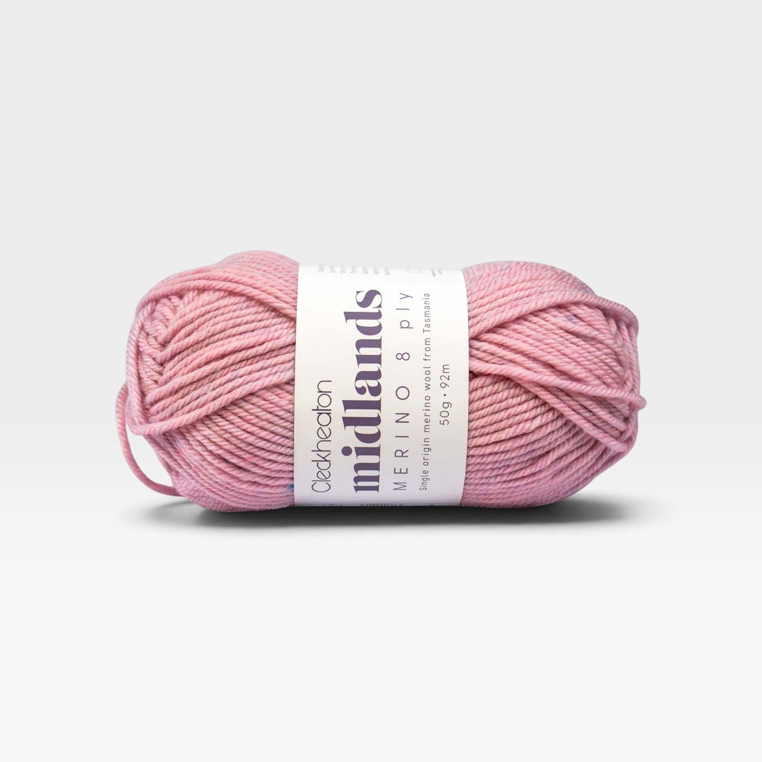 Cleckheaton Midlands Merino 8 ply - Pink Granite 8810