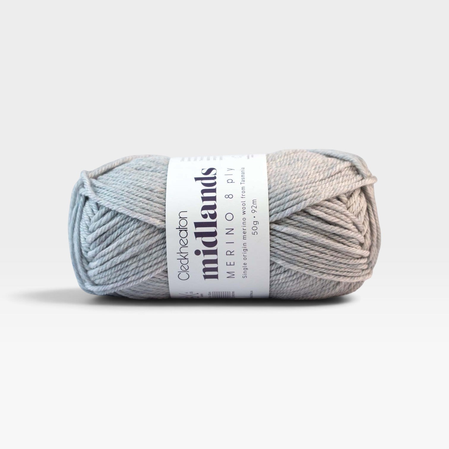 Cleckheaton Midlands Merino 8 ply - Gentle Mist 8823