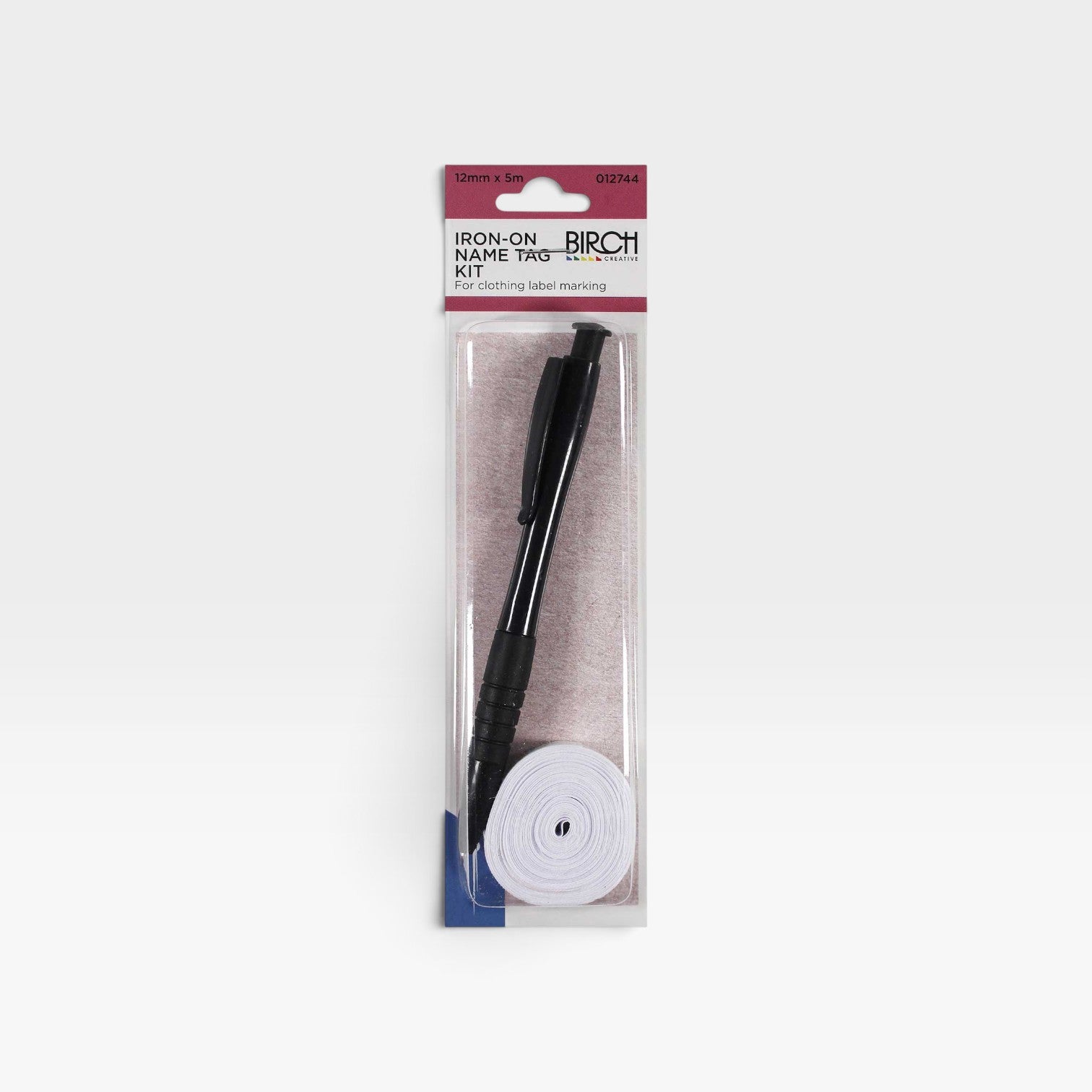 Name Tag Kit 12mm x 5m Roll & Pen