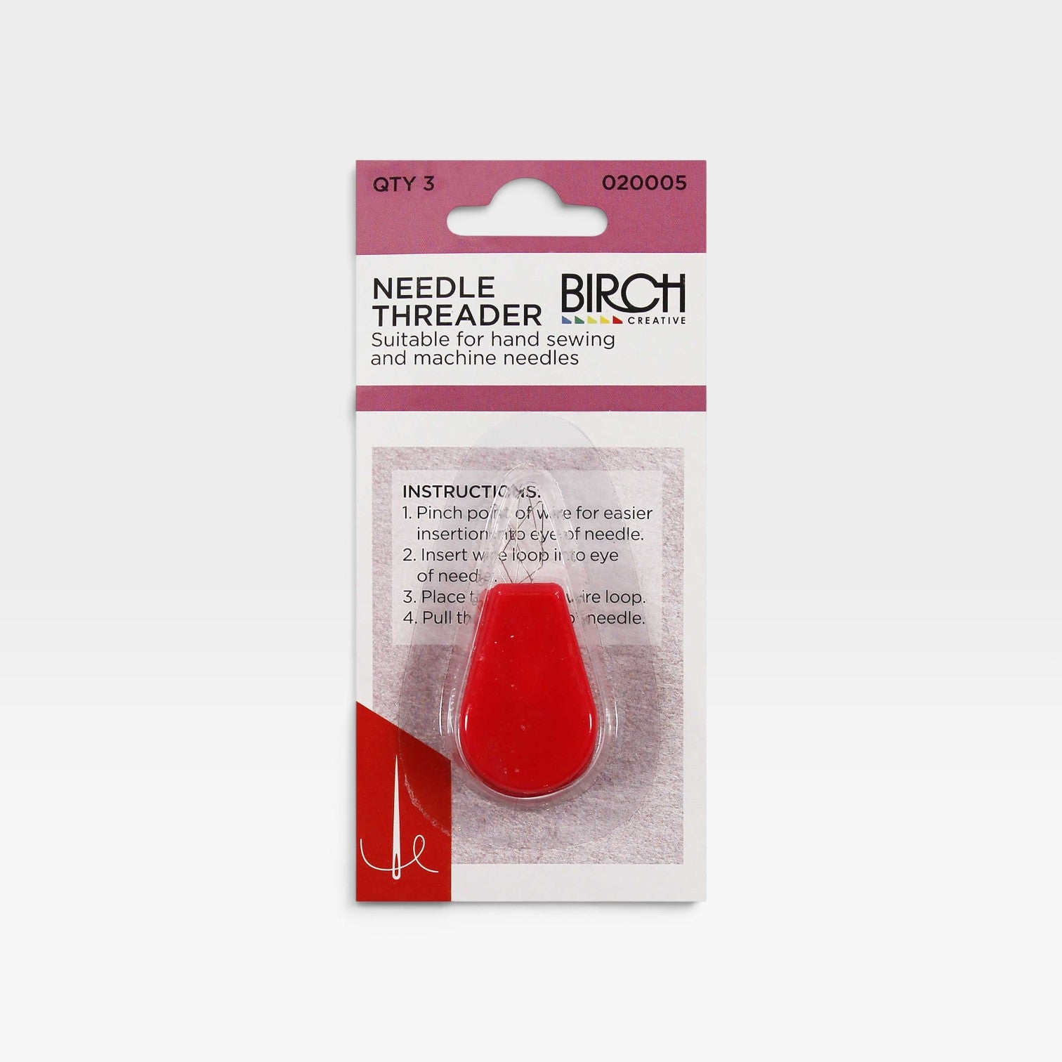 Needle Threader Plastic Handle
