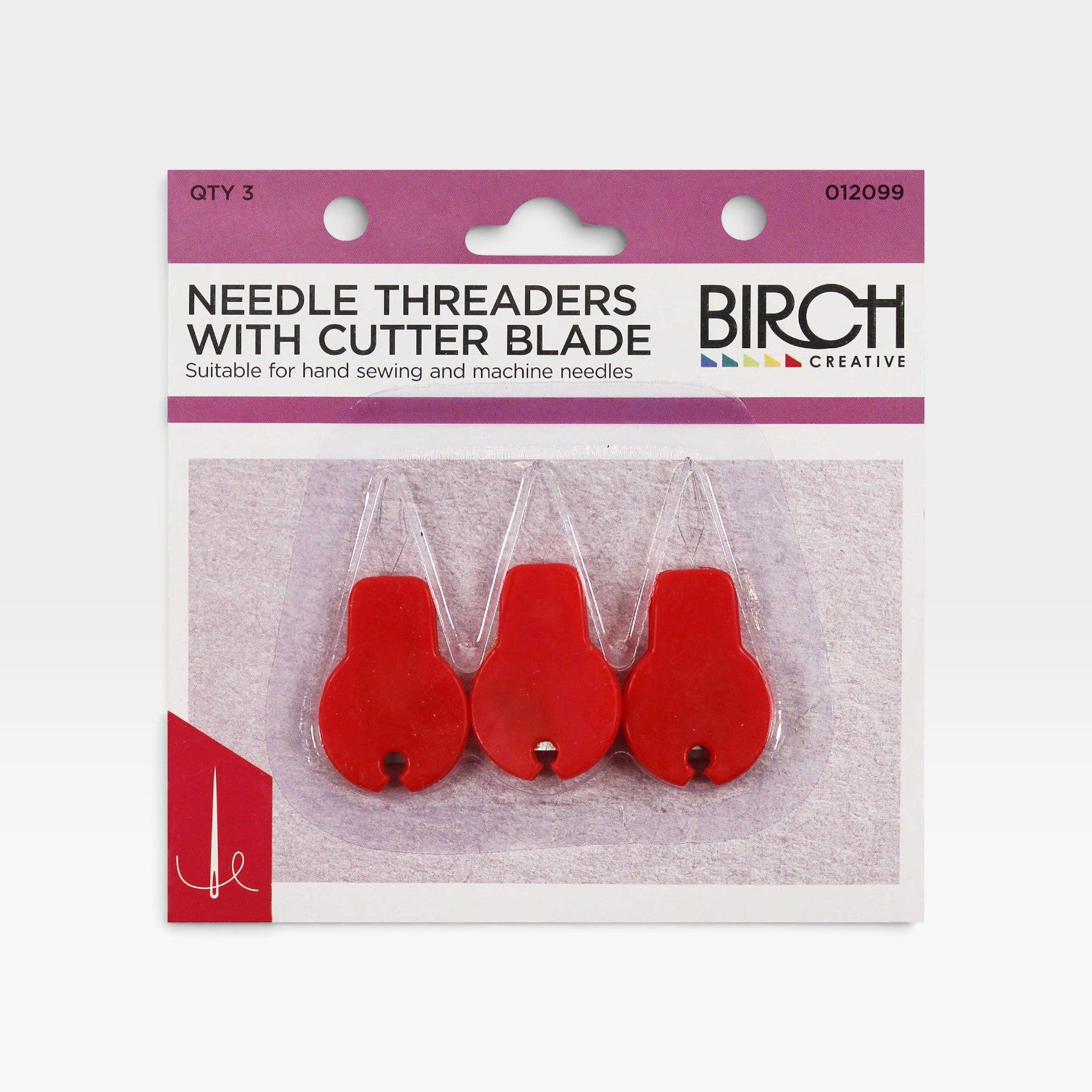Needle Threader With Cutter Blade