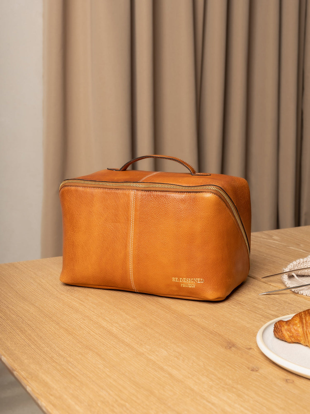 RE:DESIGNED Project 10 Organiser Bag, Burned Tan/Gold