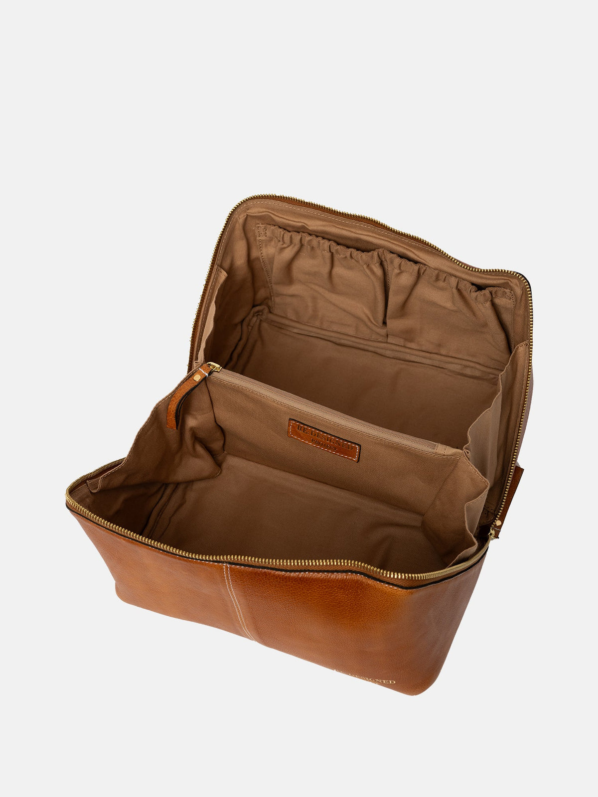 RE:DESIGNED Project 10 Organiser Bag, Burned Tan/Gold