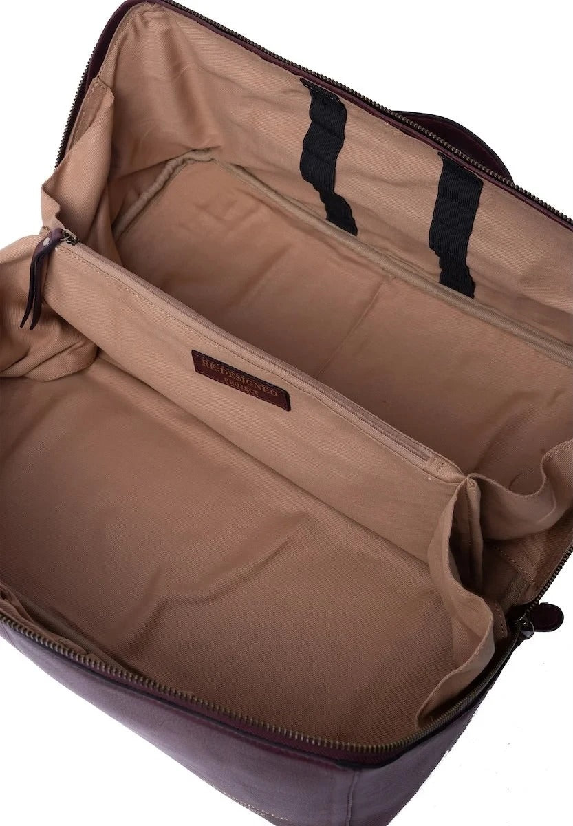 RE:DESIGNED Project 104 Long Organiser Bag, Dark Cherry