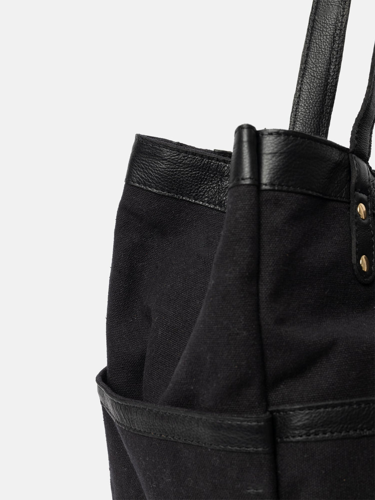 RE:DESIGNED Project 21 Canvas Project Bag, Black/Gold