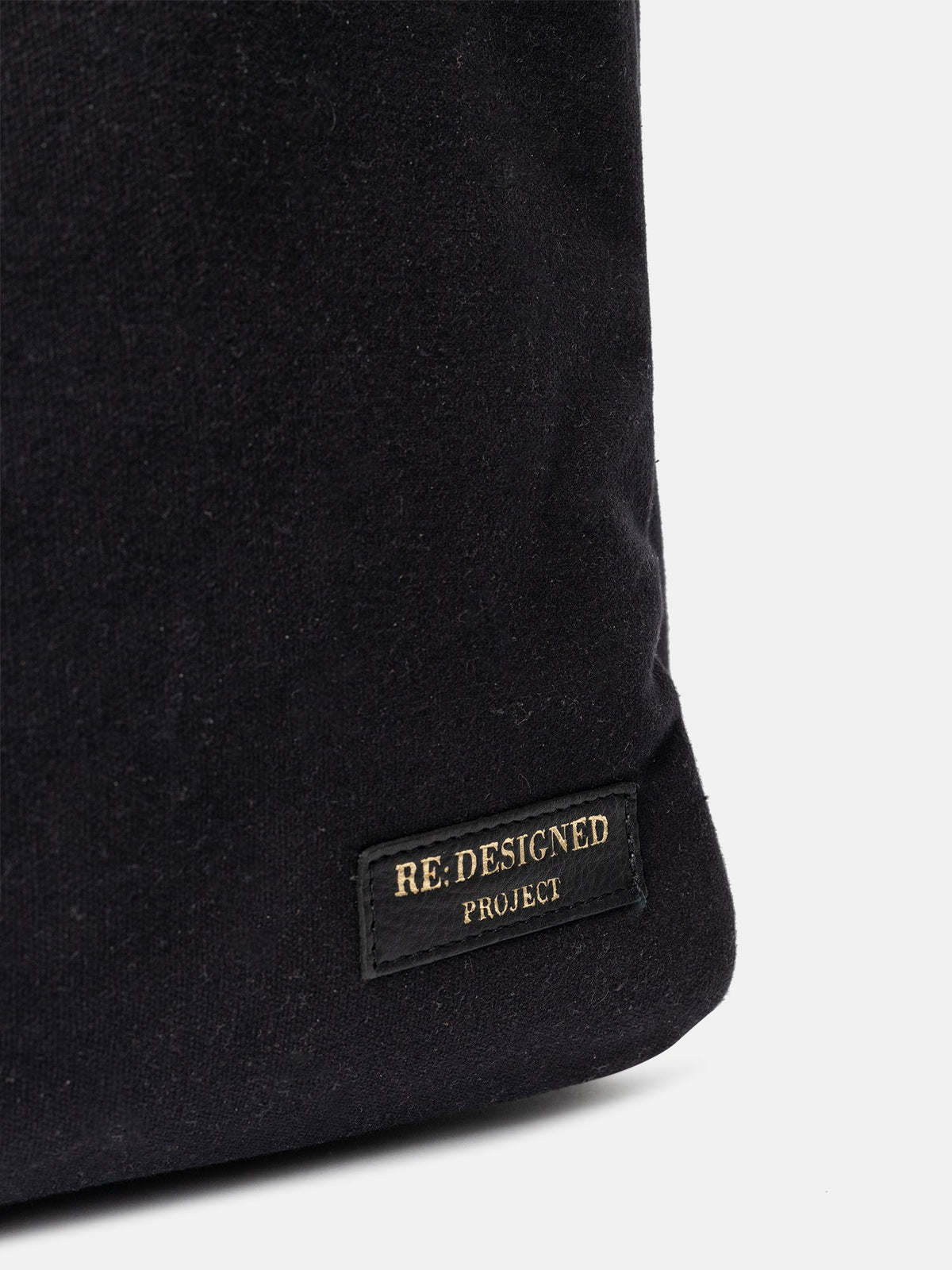RE:DESIGNED Project 21 Canvas Project Bag, Black/Gold
