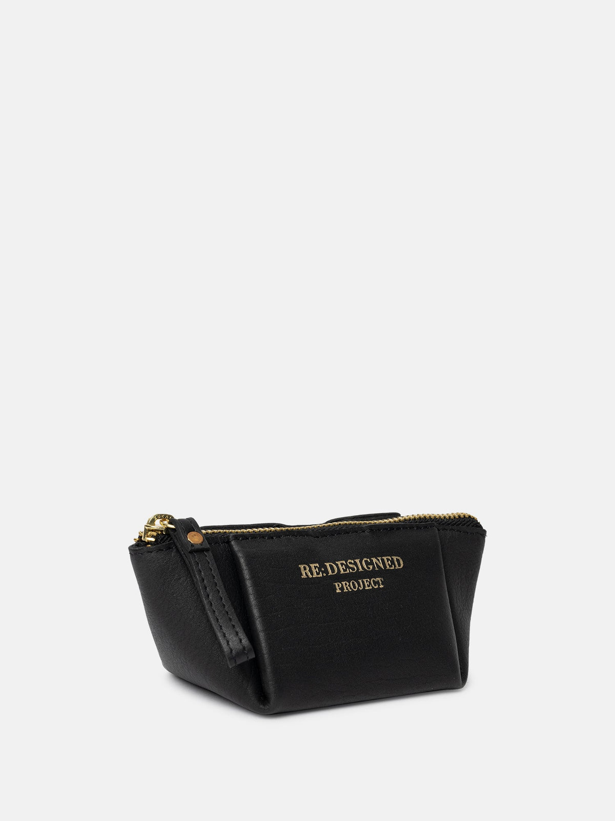 RE:DESIGNED Project 35 Notions Pouch, Black/Gold