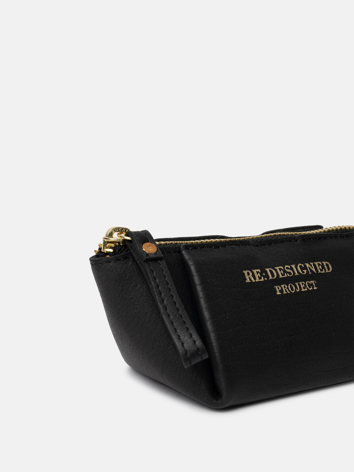 RE:DESIGNED Project 35 Notions Pouch, Black/Gold