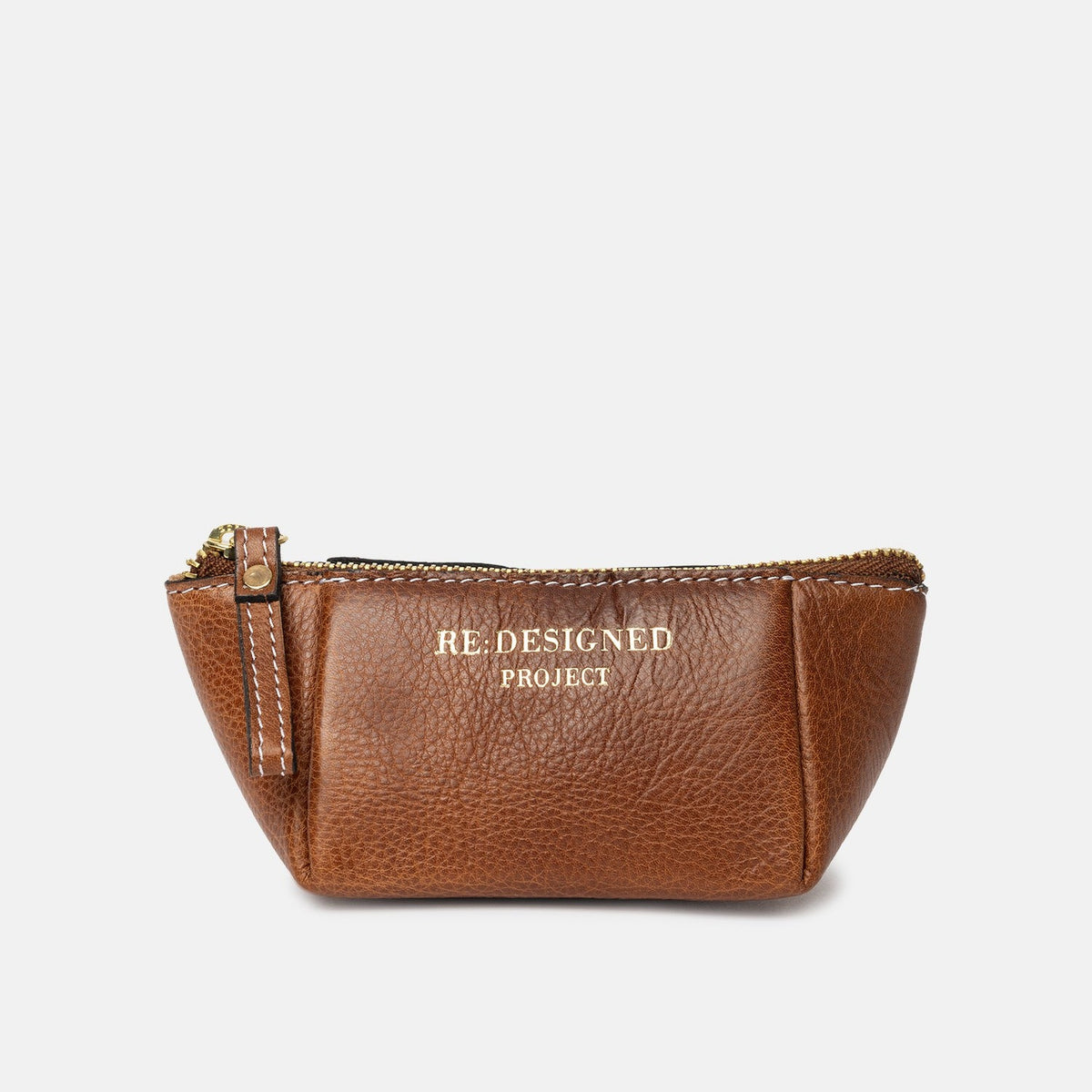 RE:DESIGNED Project 35 Notions Pouch, Walnut/Gold