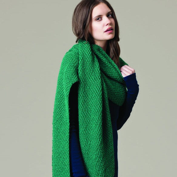 Textured Scarf Knitting Pattern in Patons Jet 12 Ply