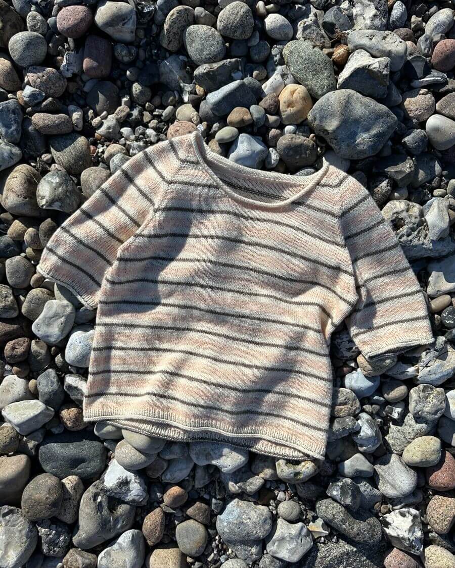 PetiteKnit Amélie Tee, knitted sample
