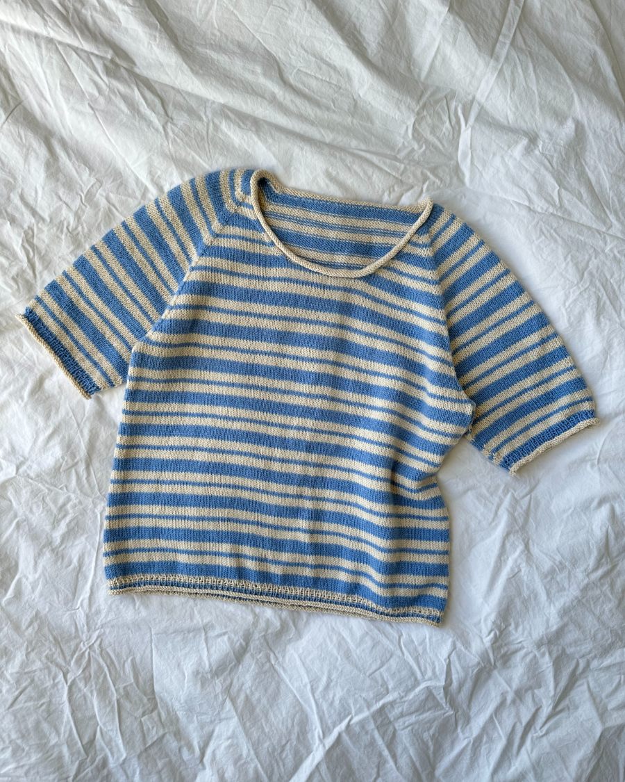 PetiteKnit Amélie Tee, knitted sample