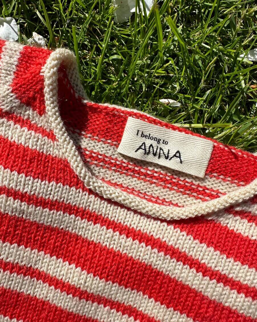 PetiteKnit Amélie Tee Junior, knitted sample