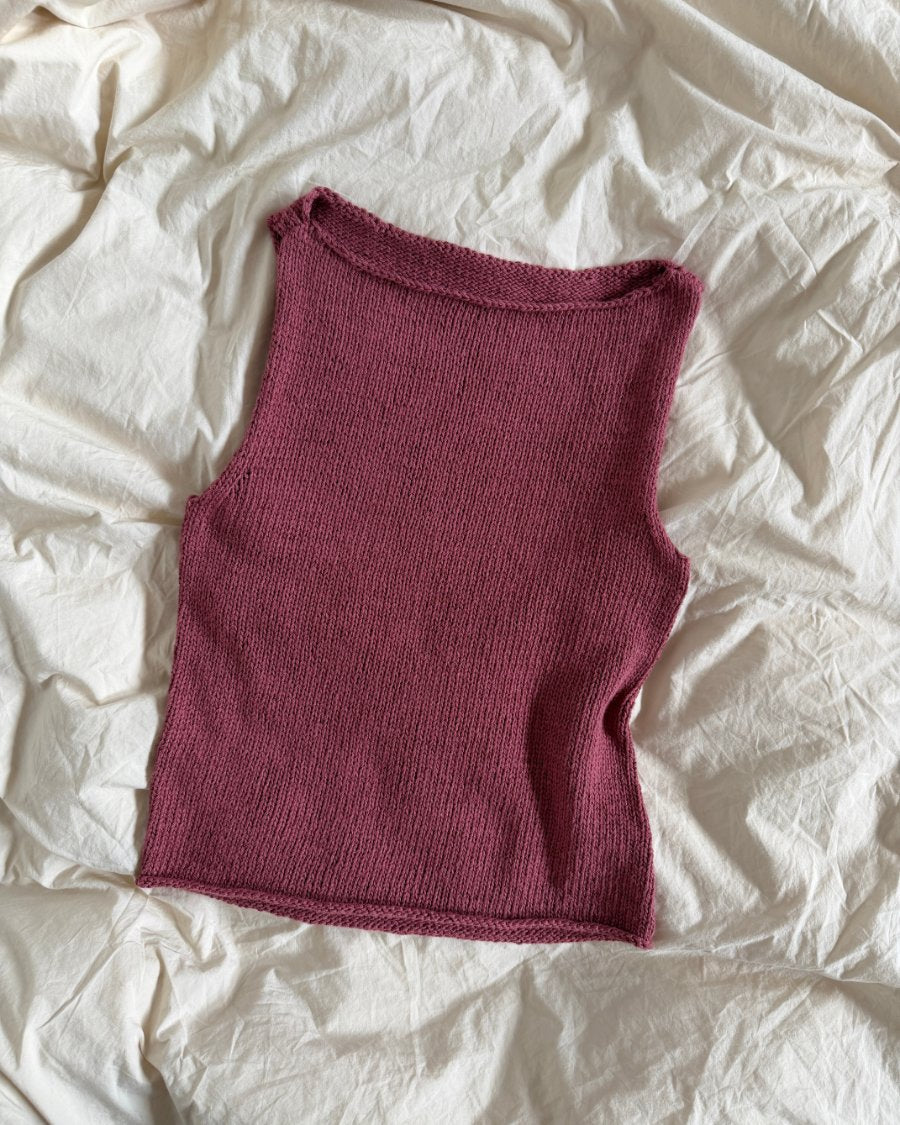 PetiteKnit Bea Top, knitted sample