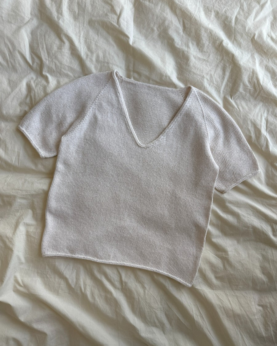 PetiteKnit Cumulus Tee, knitted sample