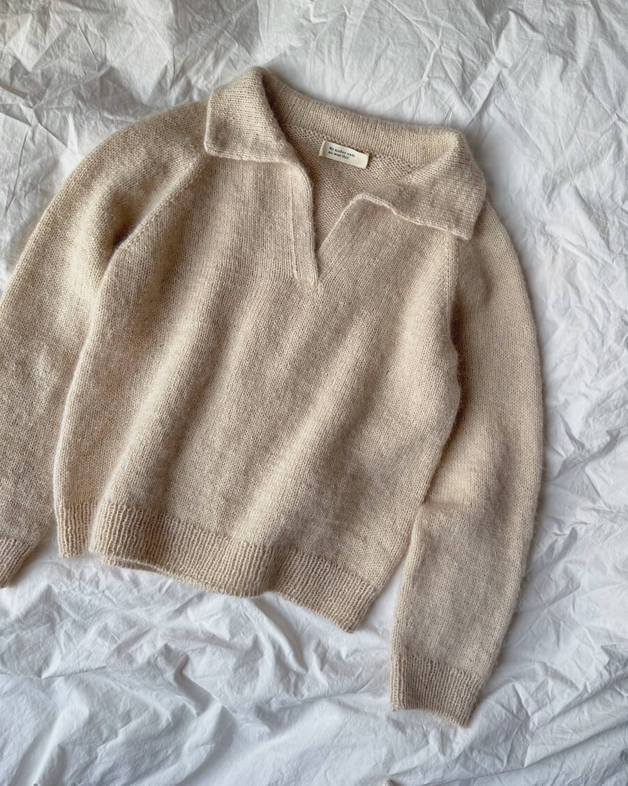 PetiteKnit Elisabeth Blouse, knitted sample