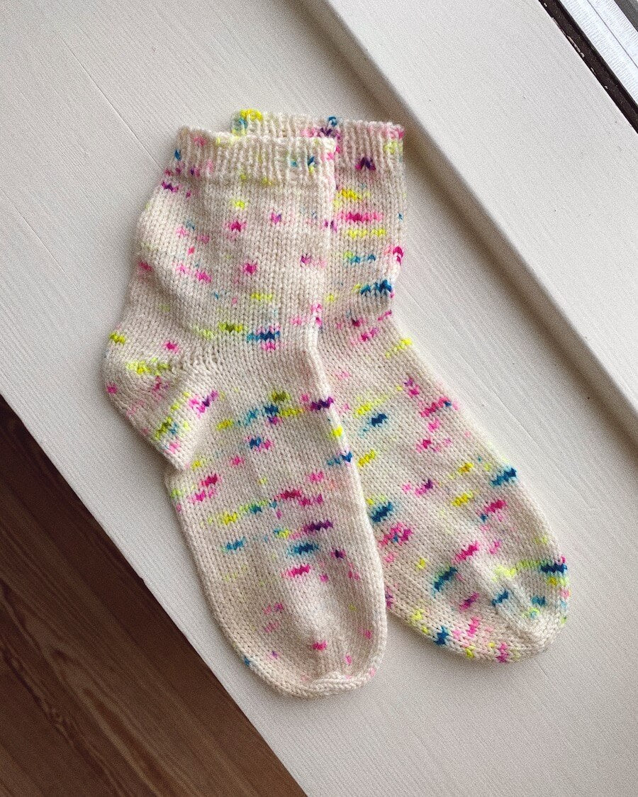 PetiteKnit Everyday Socks Junior, knitted sample