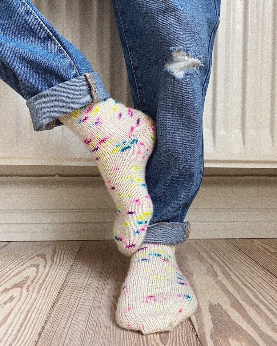 PetiteKnit Everyday Socks Junior, knitted sample