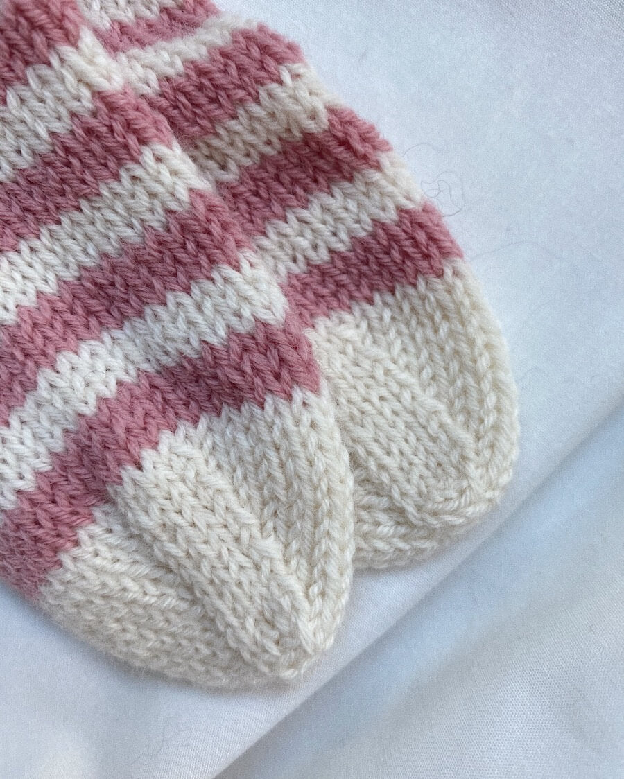 PetiteKnit Everyday Socks Junior, knitted sample