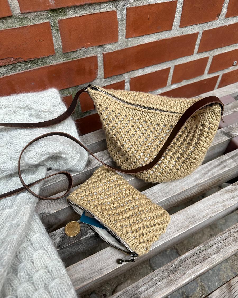 PetiteKnit Florence Bag, knitted sample