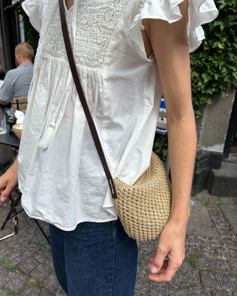 PetiteKnit Florence Bag, knitted sample