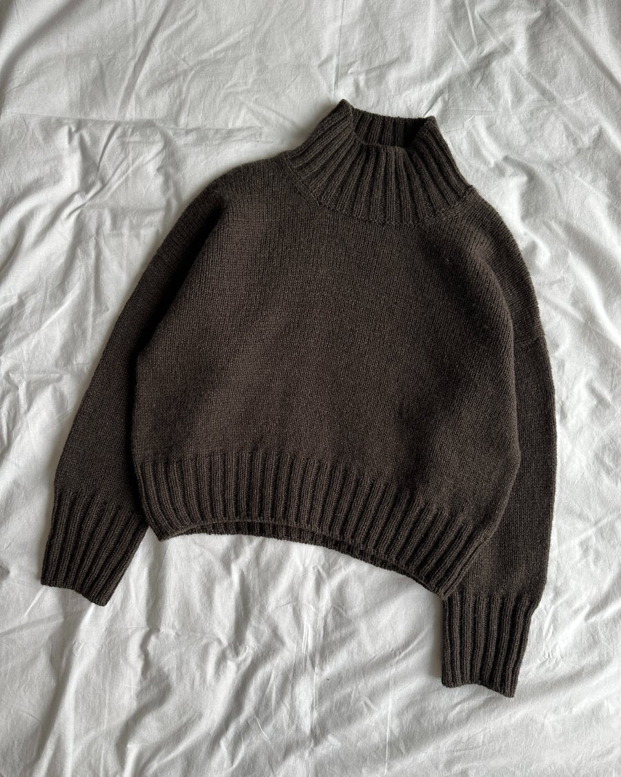 PetiteKnit Hannah Sweater O-neck, knitted sample