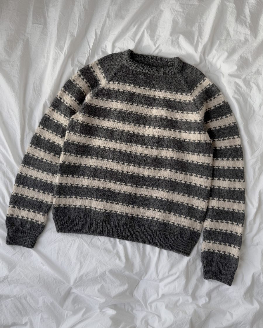 PetiteKnit Key Sweater Man, knitted sample