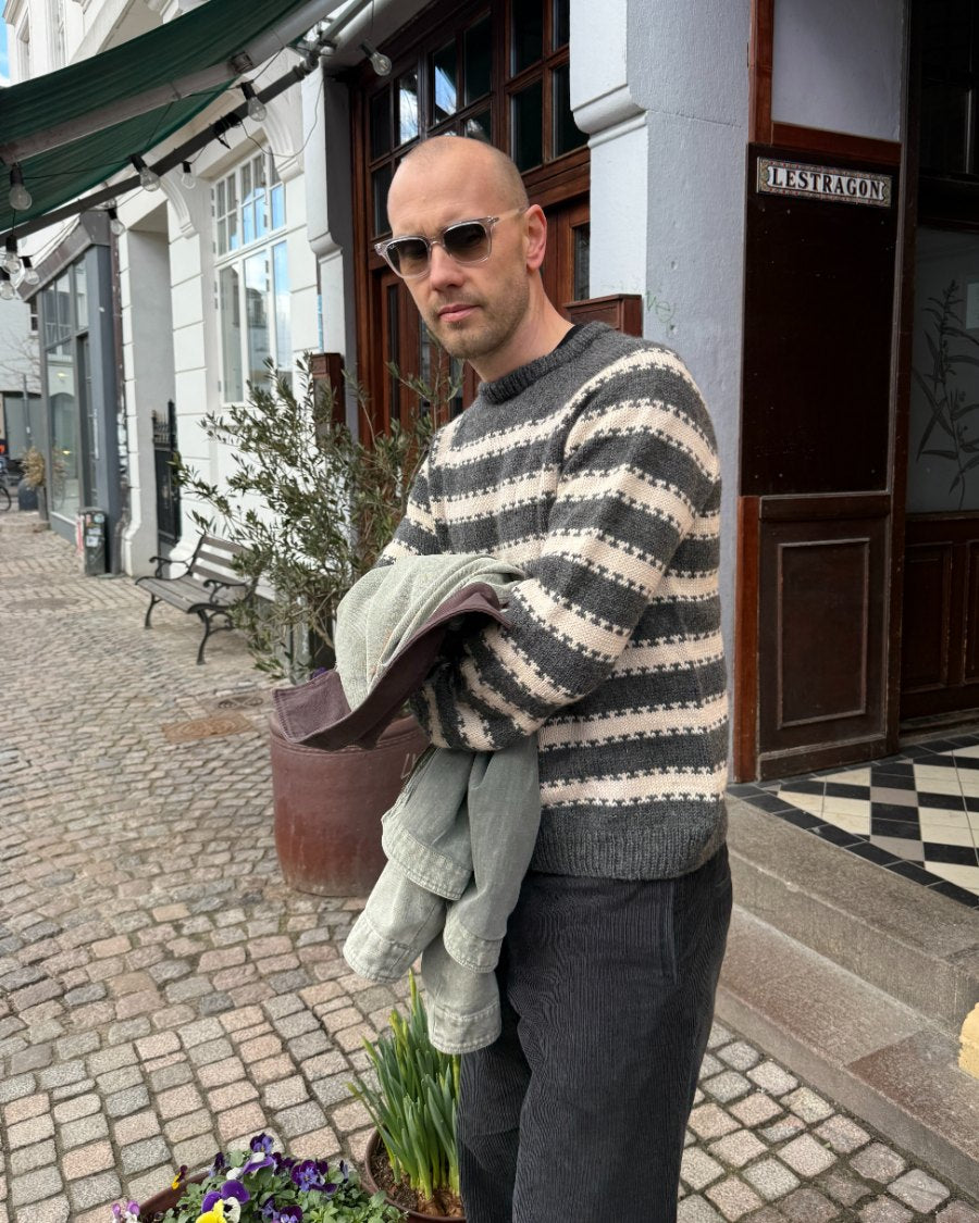 PetiteKnit Key Sweater Man, knitted sample