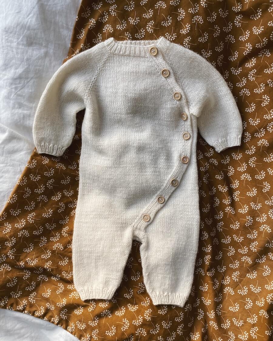PetiteKnit Monday Suit, knitted sample