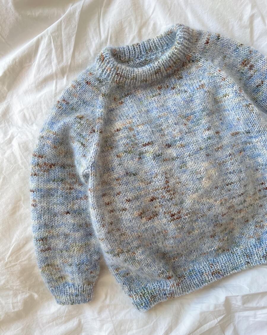 PetiteKnit Monday Sweater Junior, knitted sample