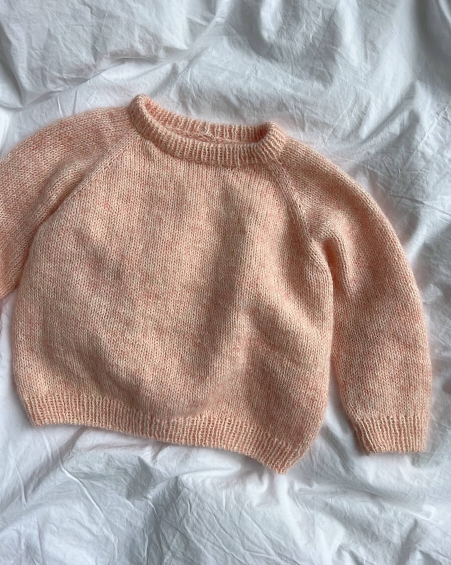 PetiteKnit Monday Sweater Junior, knitted sample